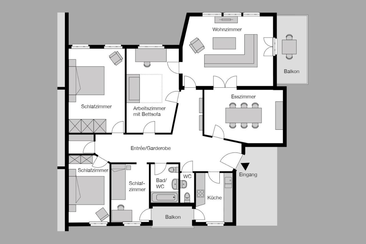 City Stay Furnished Apartments - Fasenstaubstrasse Schaffhausen Exterior foto